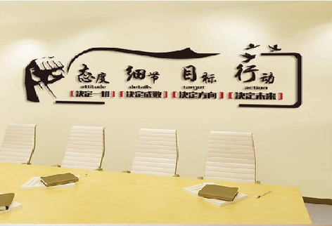 汝阳企业文化墙主要展示什么？