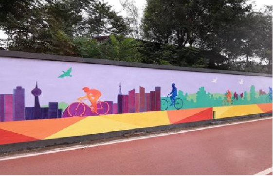 汝阳墙体彩绘-围墙