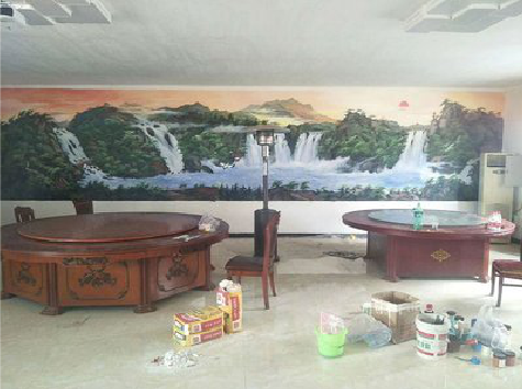 汝阳墙绘-写实风景