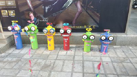 汝阳商业区彩绘