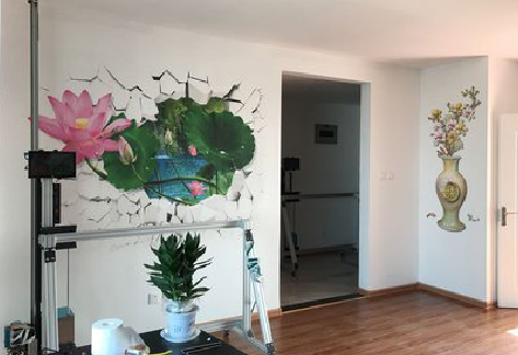 汝阳墙体彩绘相比墙纸的优势。